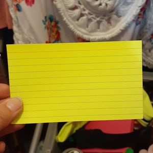 NOTECARD